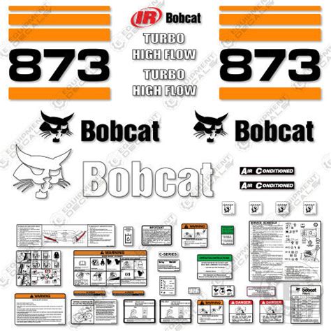 ingersoll rand decal kit for 873 bobcat skid steer|Bobcat .